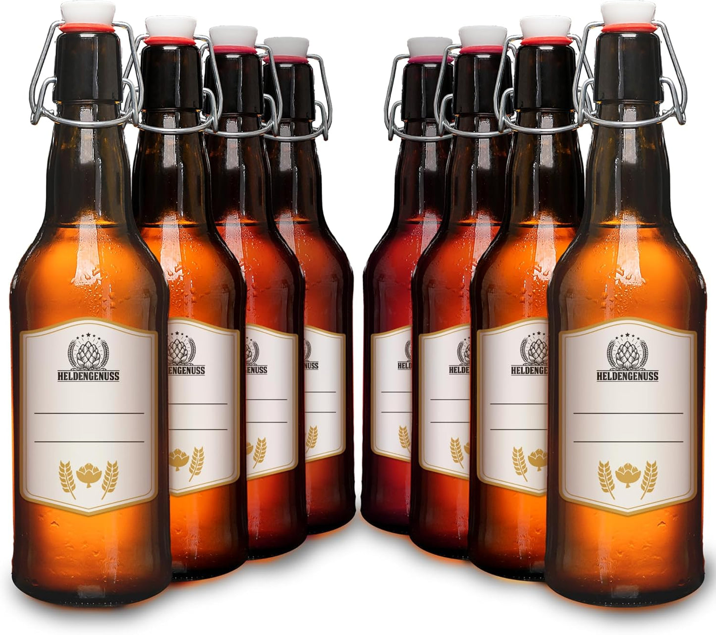 Bierflasche - 8x Bügelflasche 500ml